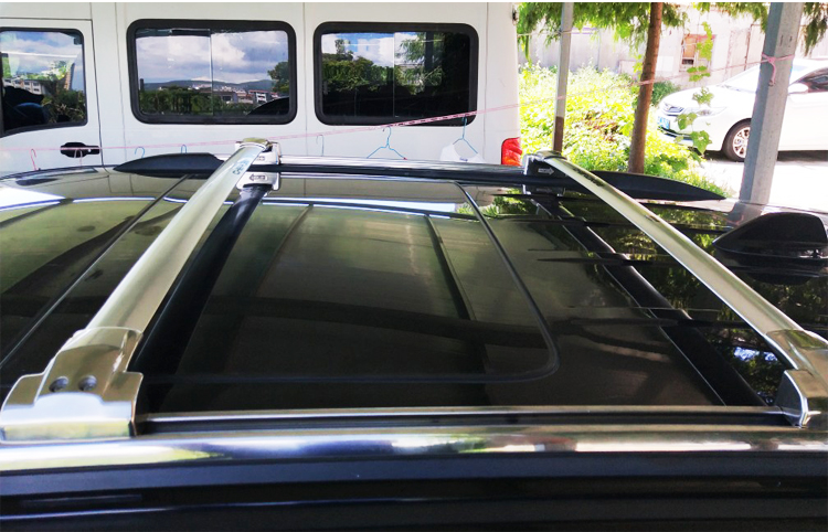 Dành riêng cho Jeep Grand Cherokee Grand Commander Guide để sửa đổi giá đỡ hành lý bằng nhôm thanh ngang giá nóc - Roof Rack giá để đồ nóc xe ô tô
