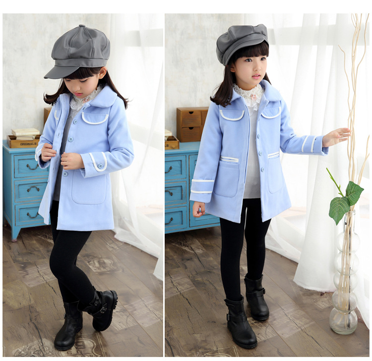 Manteau pour fille en mélange - Ref 2161671 Image 13