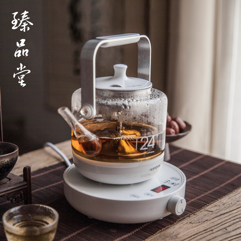 Nordic Euromu Full Automatic Steam Teapot Domestic Electric Kettle Black Tea Pu'er Cook Tea Ware Insulation Glass Health Preservation Pot