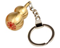 Shifang Yunshui Zhai Wenchang pen keychain Copper gourd Bagua bottom keychain Wenchang Tower keychain