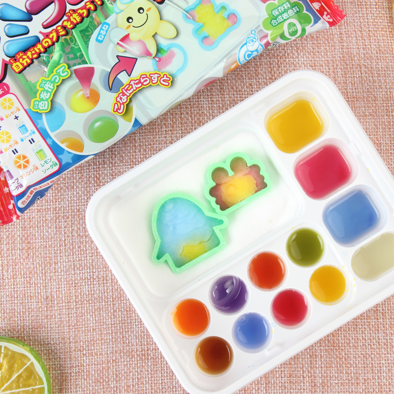 Japanese food play palette fudge Children's edible snacks Xiao Lian Ling said that Japanese primary school students finished eating toys