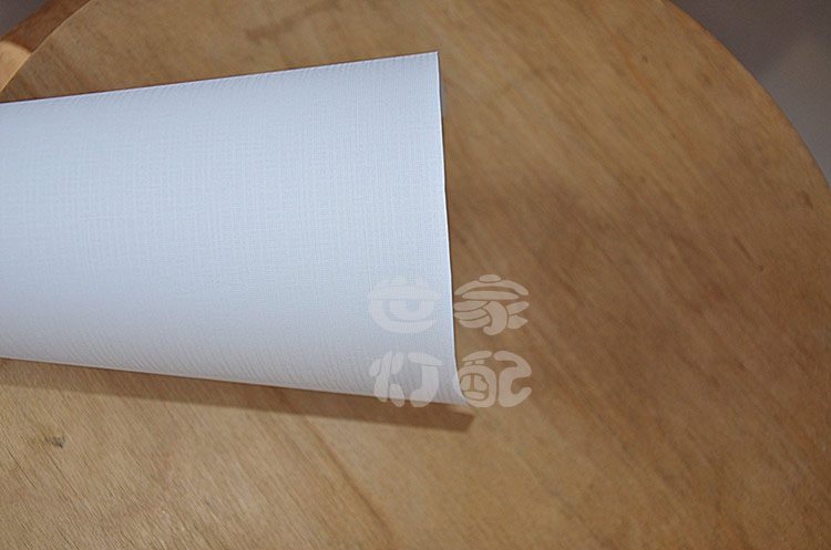 Lampshade material pure white simple carved cloth PVC parchment decoration curtain wall display cabinet soft film from one meter to sell