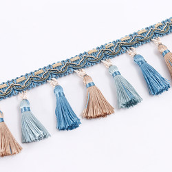 European-Style Curtain Head Lace Accessories Decorative Parts Hanging Beads Hanging Tassels Curtain Ornaments Electroplated Hanging Tassels Herringbone Hanging Tassels