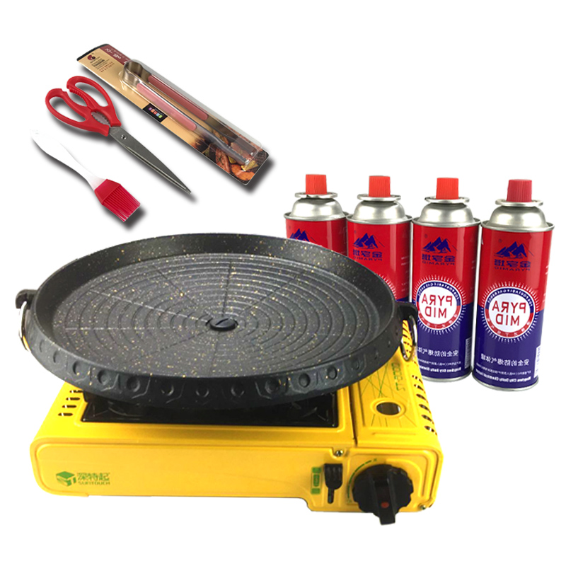 Han-style pyramid gas explosion-proof furnace gas spray gun for liquefied gas with gas outdoor portable long gas tank