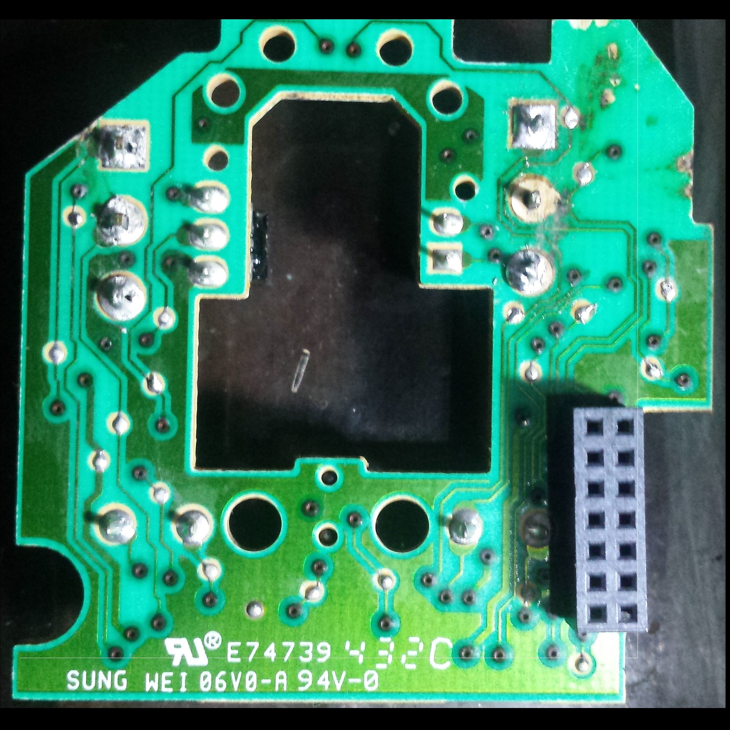 Logitech mouse G500 G500S circuit board upper board lower board mouse line foot patch