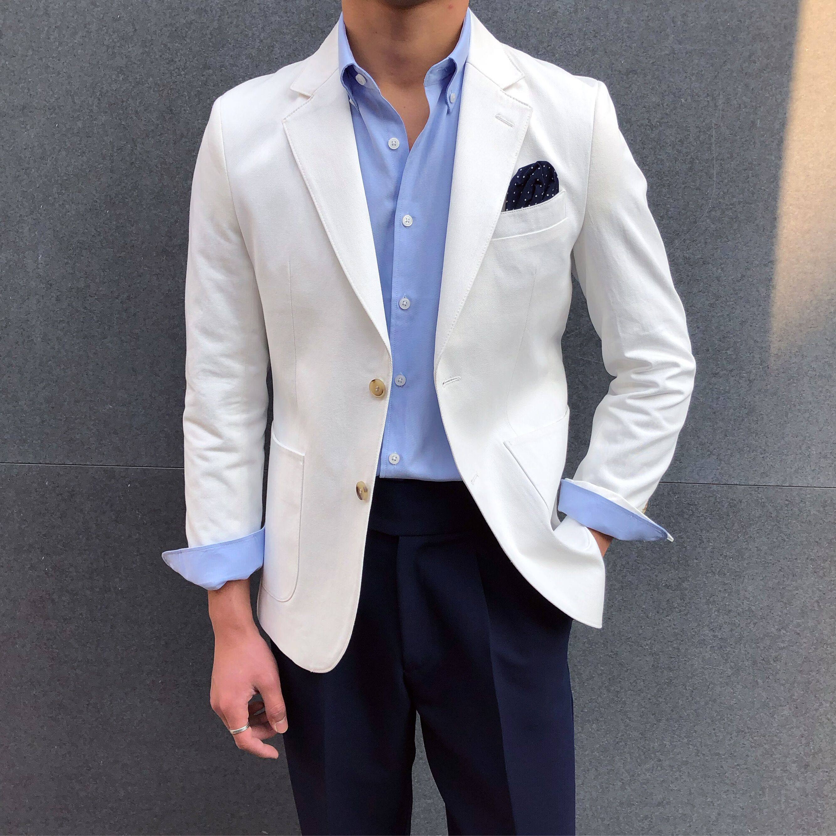 Mr Lu San Japanese British spring patch casual single suit all-match trend slim patch suit jacket men