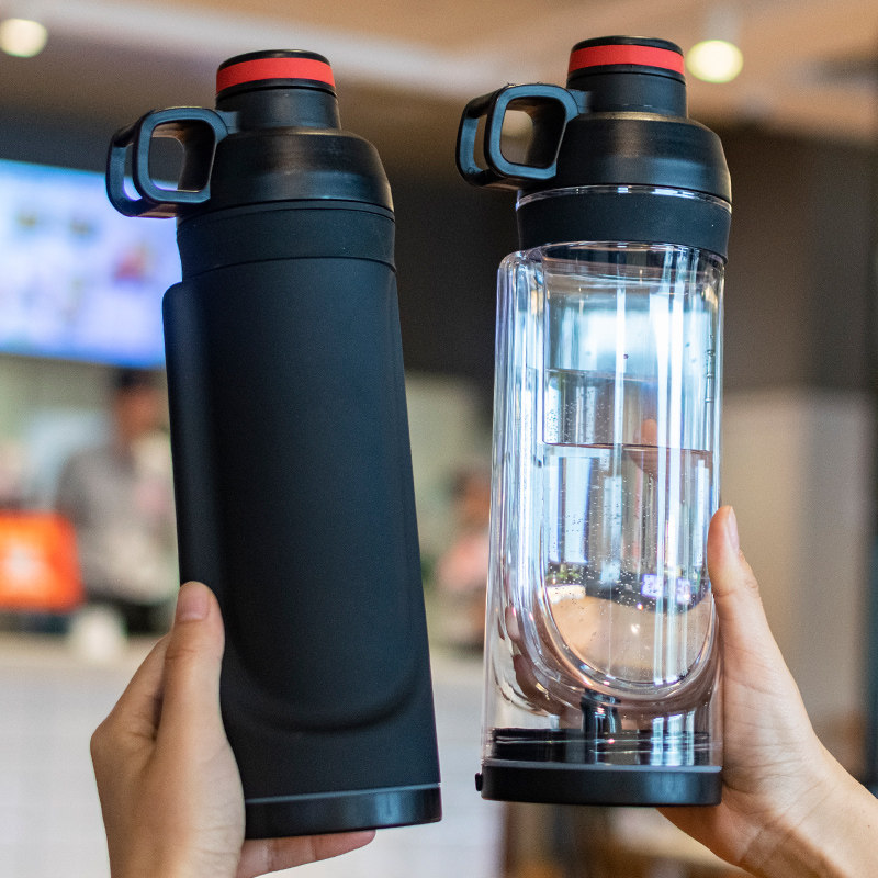 Becar plums Black tech Tibetan mobile phone theorist Dormitory Hide Water Cups Creative Personality Trend Cups Portable