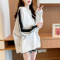 2021 Pregnant womens clothing spring and autumn thin long sleeve dress female Han edition loosely and thin design feeling red