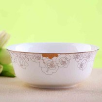 Special home bowl set Chinese Tangshan 56 skull china tableware set bowl Versailles rose ceramic bowl