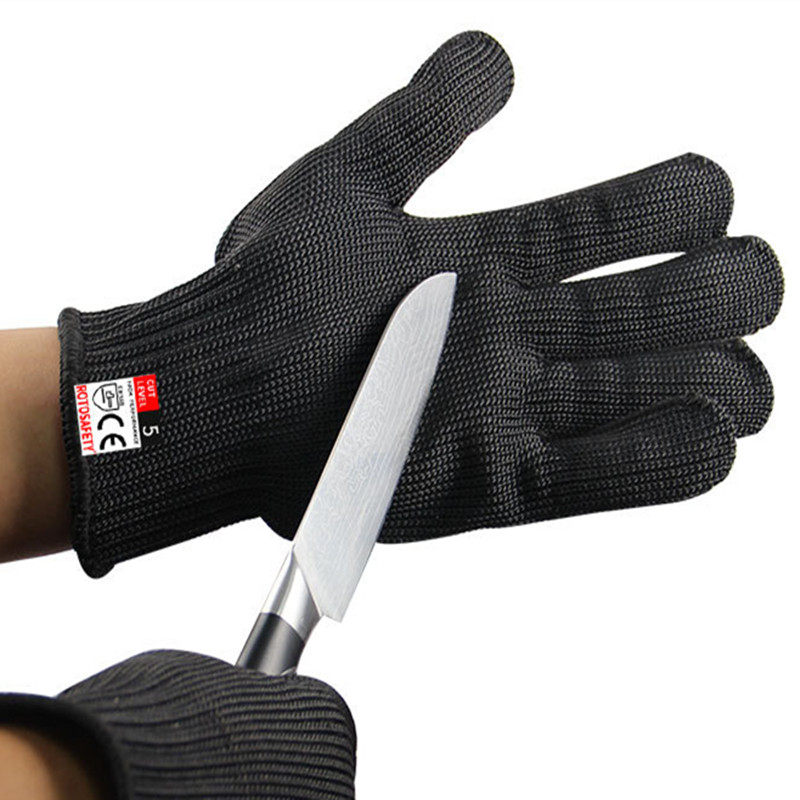 Protective anti-cutting steel wire abrasion-proof food-grade slaughtering anti-cutting kitchen carpentry handling pets anti-grab and bite-proof gloves-Taobao