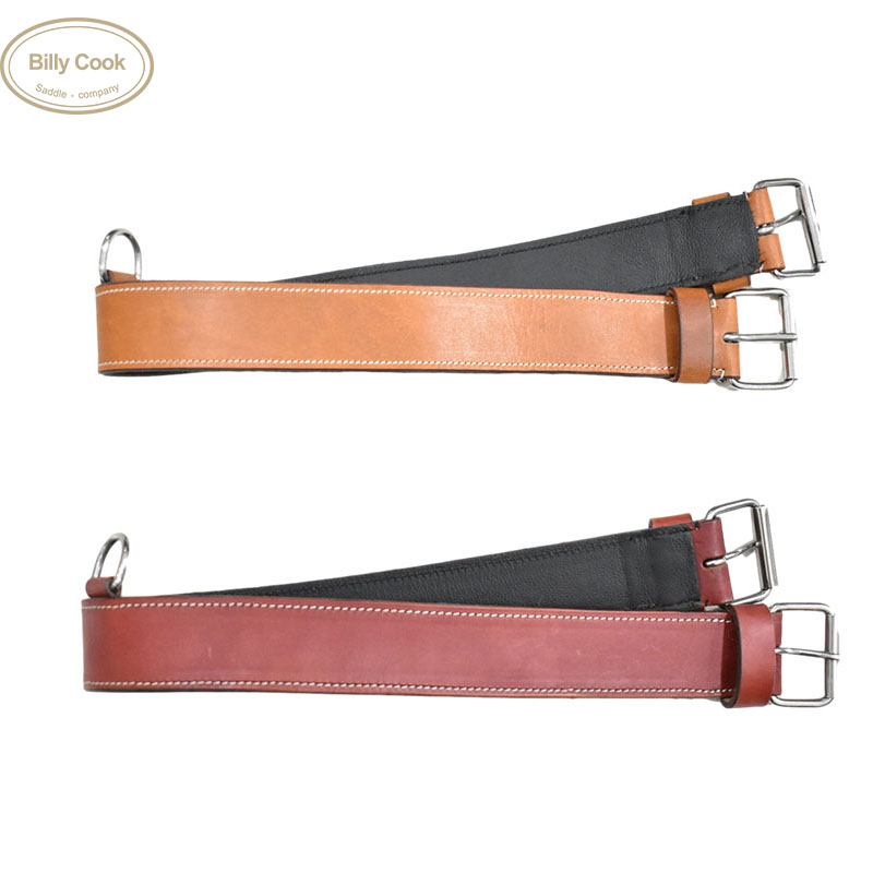 Western saddle back belly belt real cowhide belt anti-wear belt equestrian equipment saddle accessories equestrian supplies imported leather harness