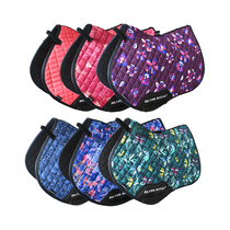 SilverRoyal British sweat drawer saddle pad colorful flower mat equestrian mat saddle pad integrated sweat drawer pad
