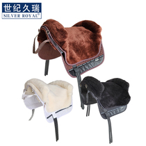 Gurgling riding pad saddle Silver Royal Gurgling riding pad wool saddle pad naked equestrian supplies horse gear H69149