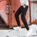 2018 thu đông cotton dài giản dị quần dài nam 120cm quần lửng nam chân thon quần sooc Quần làm việc