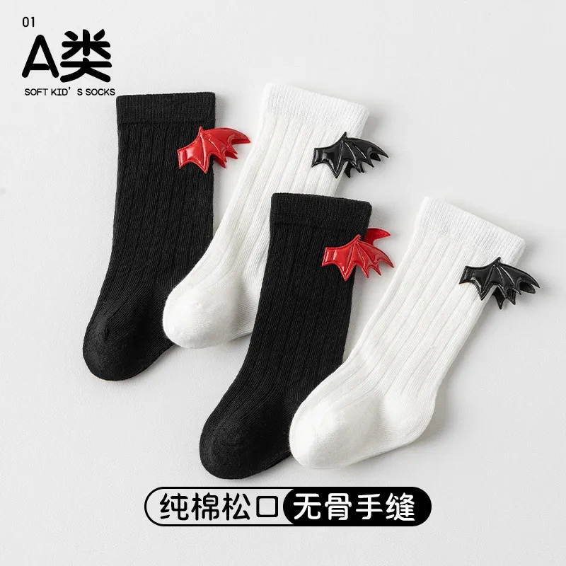 Infants and Toddlers Aged 0-1-3 Years Old, Class a Cotton, Seamless, Spring and Autumn, Amazon Halloween Export Calf Socks, Long Infants and Toddlers Aged 0-1-3 Years Old, Class a Cotton, Seamless, Spring and Autumn, Amazon Halloween Export Calf Socks, Long