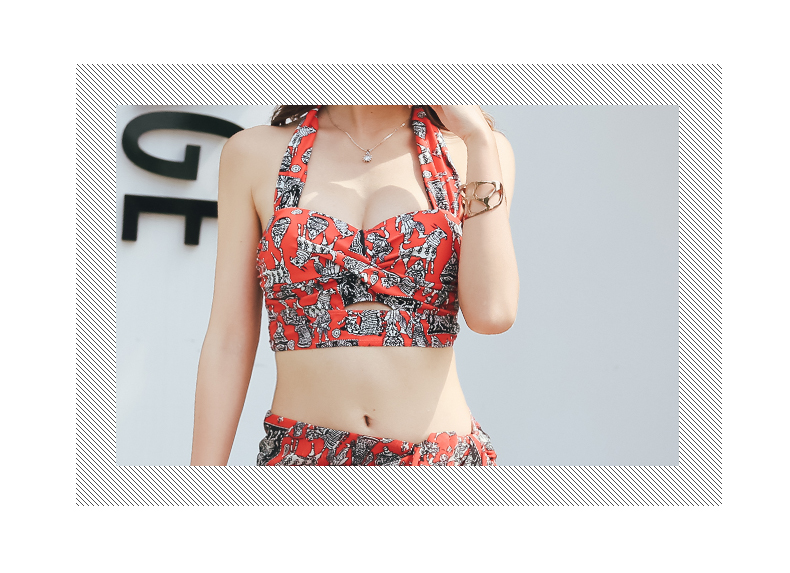 Cặp đôi đồ bơi nữ ba mảnh thép gợi cảm bikini khăn quàng cổ gợi cảm quần nam đi biển phù hợp với đồ bơi 	đồ đôi đi biển big size