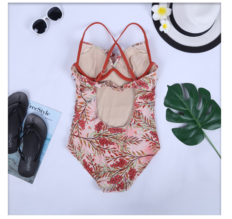 Cặp đôi mới bơi đồ bơi nữ một mảnh kiểu dáng mảnh mai che bụng thép tấm tụ tập ngực nhỏ mùa xuân áo tắm nóng quần nam 	đồ đi biển đôi hà nội
