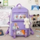 8802 Purple Single Bag+Bear Penden Collect