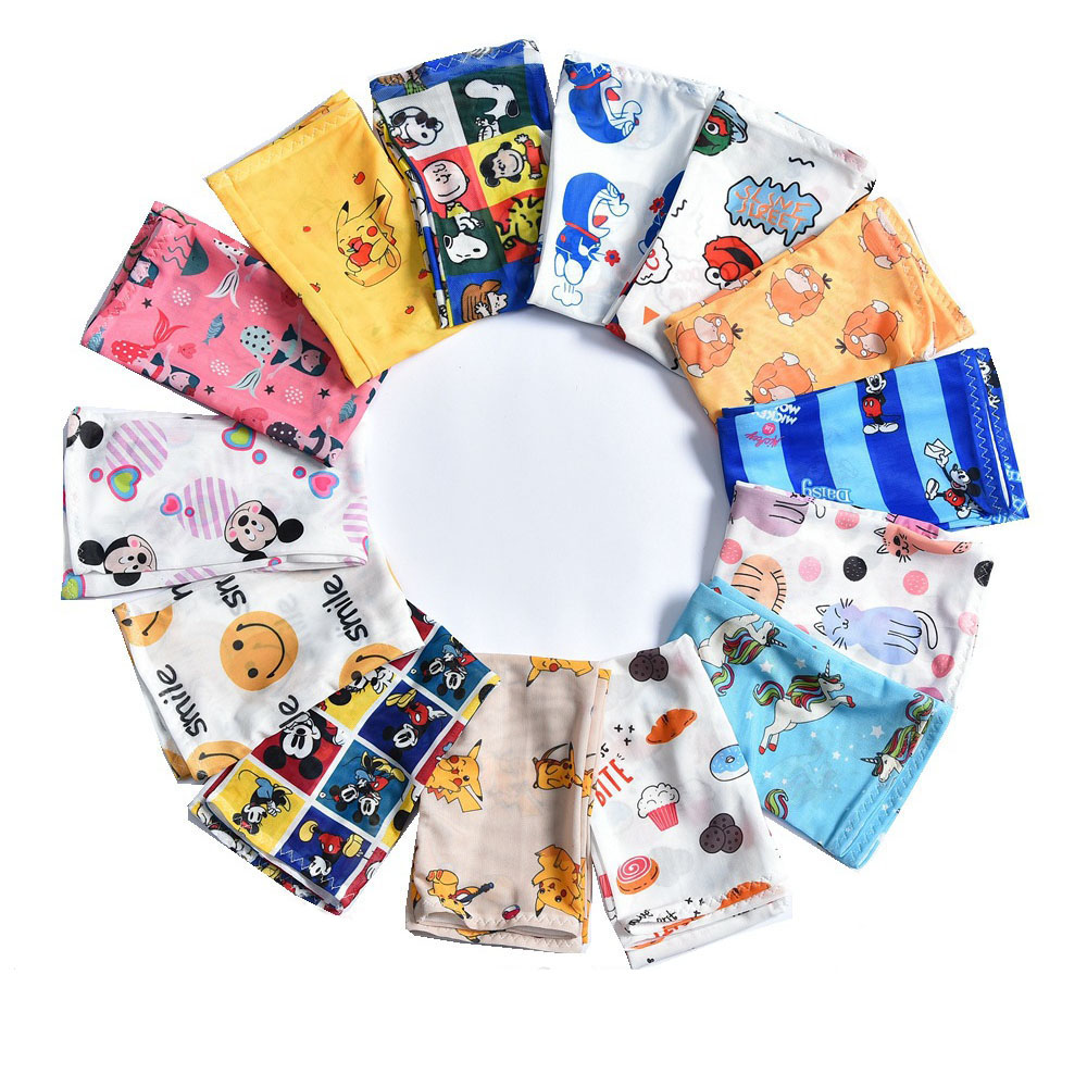 Cartoon parent-child web yarn anti-UV sunburn ice silk summer thin section ice silk armchair male and female infant sleeve