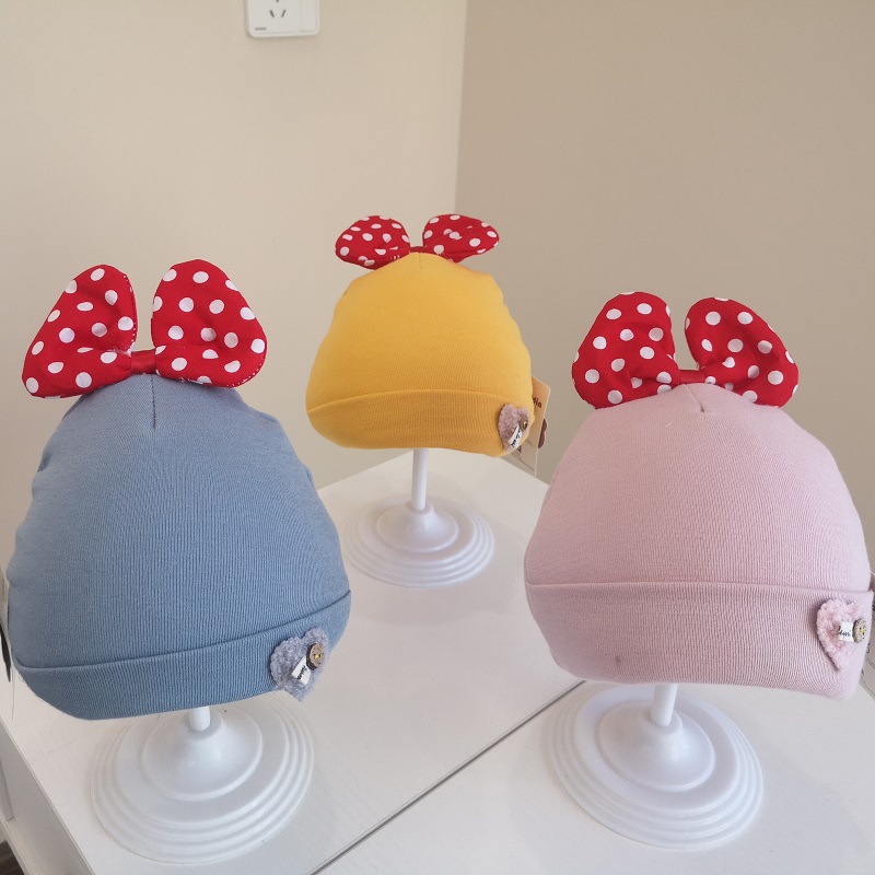 Infant hat 0-3-6 month newborn baby cap men and women Knitted Wool cap thickened warm autumn and winter