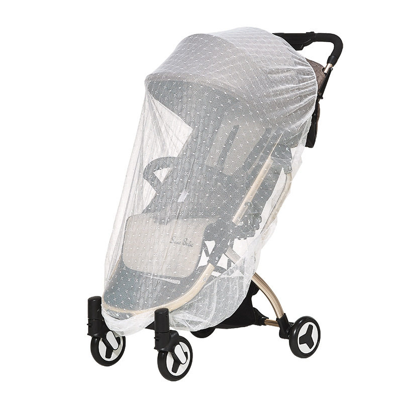 Stroller cart mosquito net full hood type universal mosquito net encrypted mesh yarn anti-mosquito hood umbrella trolley anti-mosquito net