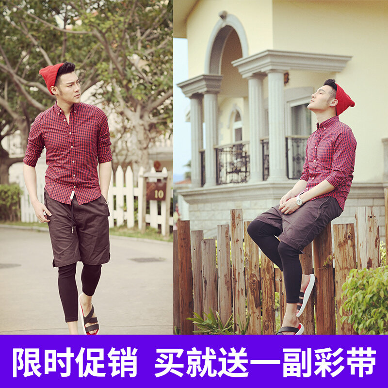 Korea Toeot Sandals Men's and Women's Summer Travel Slippers Thick Sole Couples Travel Vacation Beach Sandals