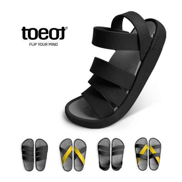 South Korea Trust TOEOT Sports Sandals Men Casual Summer Tourist Holiday Lovers Seaside Beach Shoe Tide Slippers