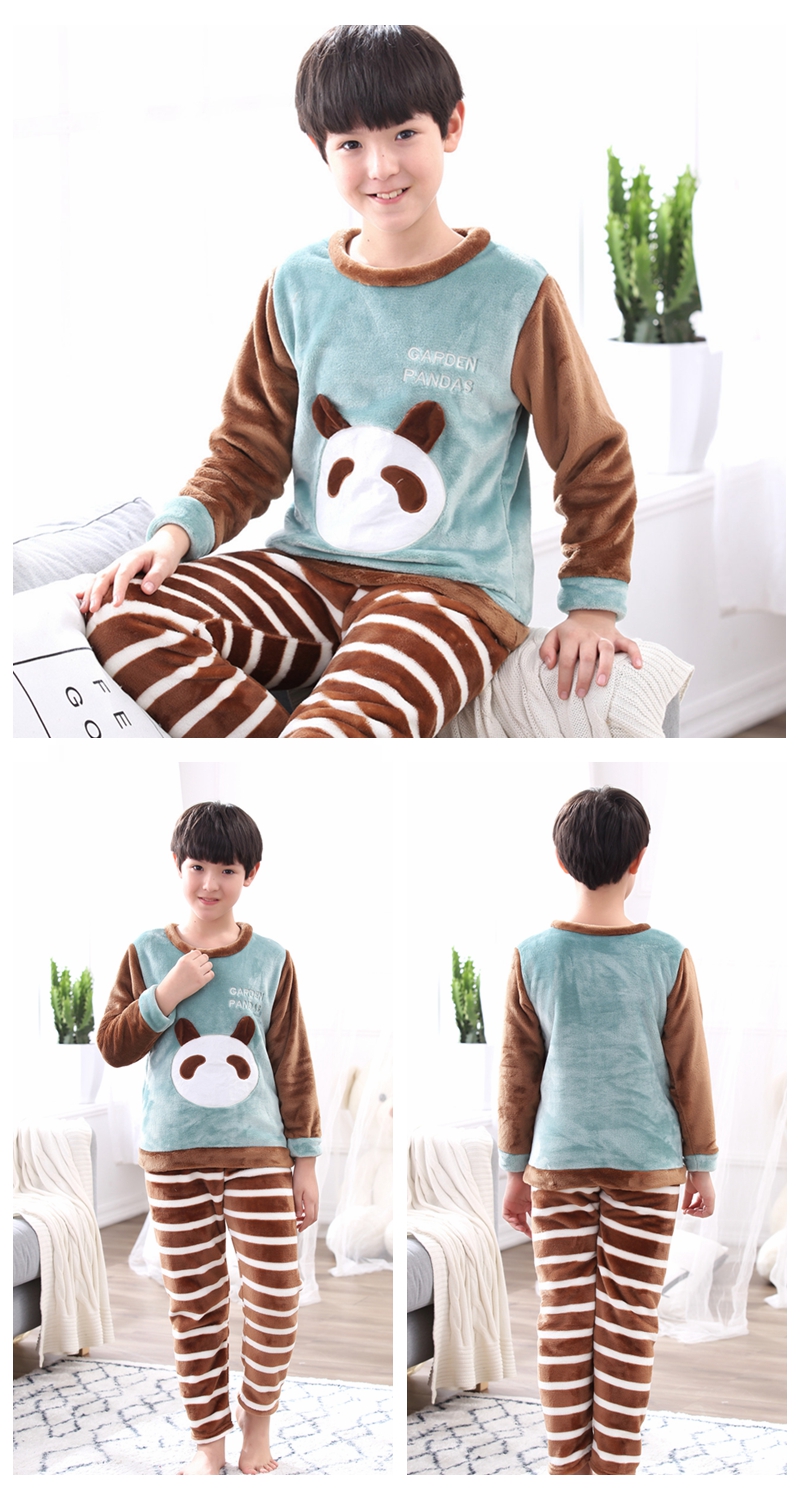 Cậu bé 4 5 6 7 8 9 10 11 12 Đồ lót trẻ em lông cừu san hô 13 tuổi flannel cậu bé lớn đồ lót nam