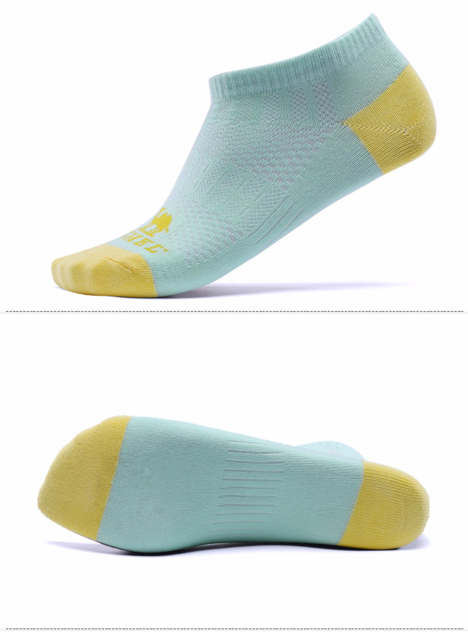 Vớ thể thao nữ Camel thoải mái thoáng khí thấp để giúp vớ cotton ngắn ống ba đôi vớ nữ vô hình phẳng nông vớ ngắn - Vớ thể thao tất lười nam