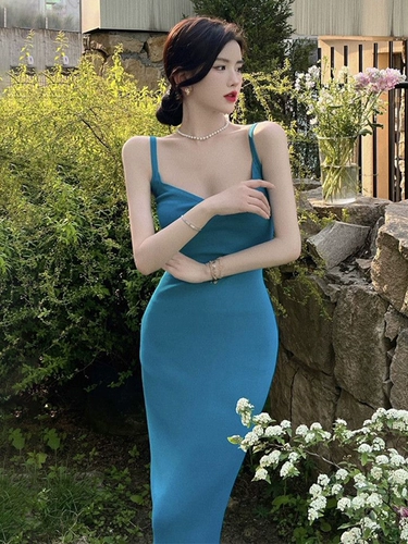 Свидание на рыбалке, отпуск на море, розово-красный сексуальный сарафан, платье для дня рождения, помолвки, элегантное доступное роскошное нишевое платье