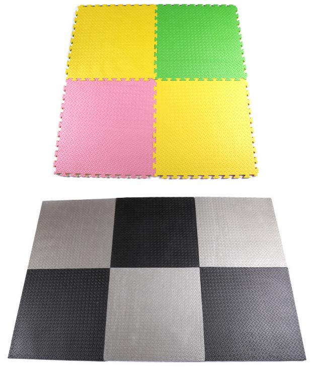 thảm bọt Taekwondo mat khâu 80 * 80cm dày chống trượt bằng chứng có thể gập lại phim hoạt hình bò pad XPE - Thảm sàn thảm xốp gấp gọn cho bé