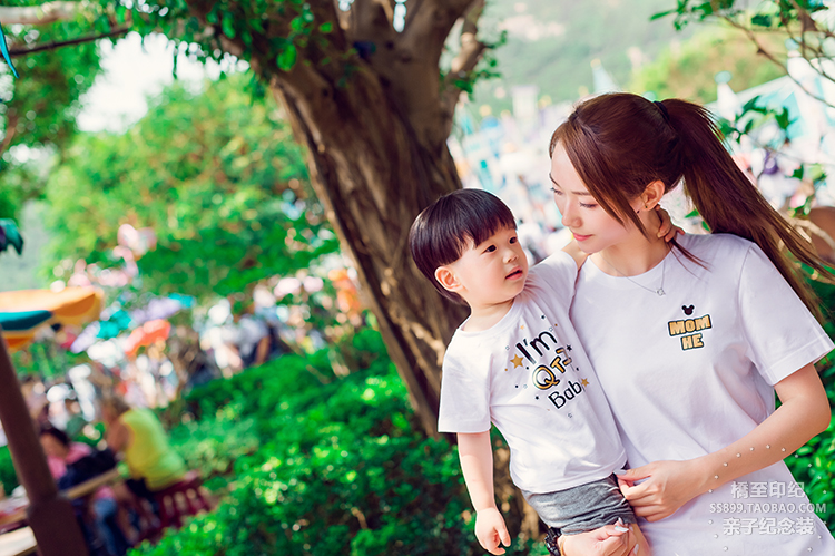 Áo phông trẻ em tùy chỉnh vàng cha-con tùy chỉnh ảnh tùy chỉnh cha mẹ-con mặc một gia đình ba kỷ niệm sinh nhật gia đình quần áo trẻ sơ sinh