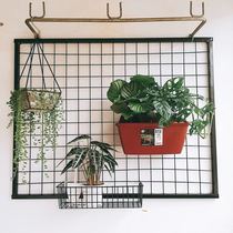 Wire grid rack Net frame background wall decoration photo wall iron grid decoration wall hanging wall grid iron hanging net