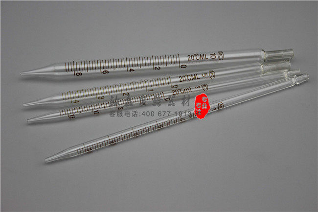 短吸 长20cm玻璃刻度吸管1ml 2ml 3ml 5ml 10ml刻度滴管 吹泡吸管
