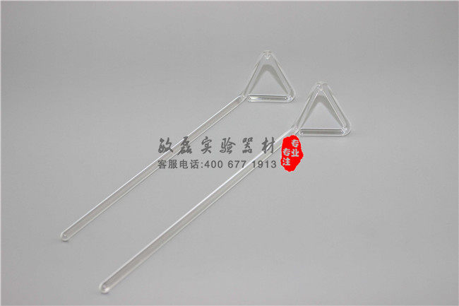 大号小号玻璃涂布棒三角涂布棒 L棒 培养皿涂布棒 细胞推棒可定制