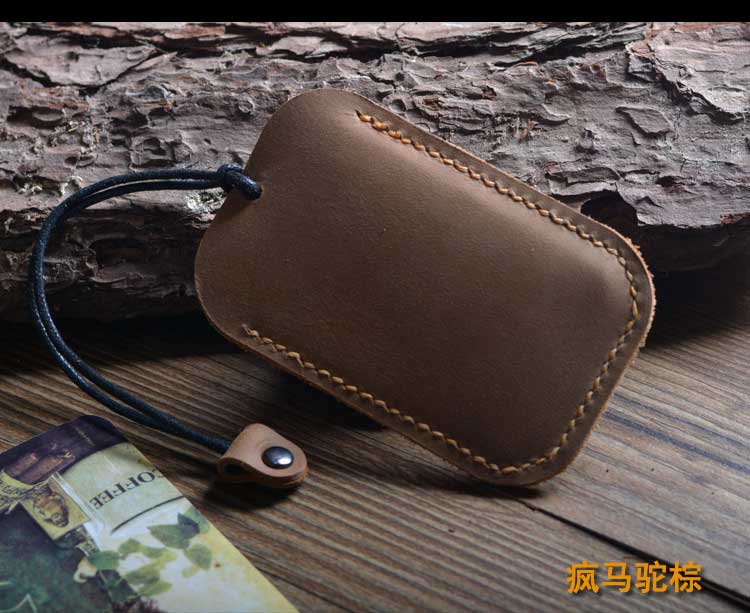 Handmade da kraft thẻ gói thẻ xe buýt bộ thẻ xe retro art thẻ kiểm soát truy cập tàu điện ngầm thẻ ví lạnh