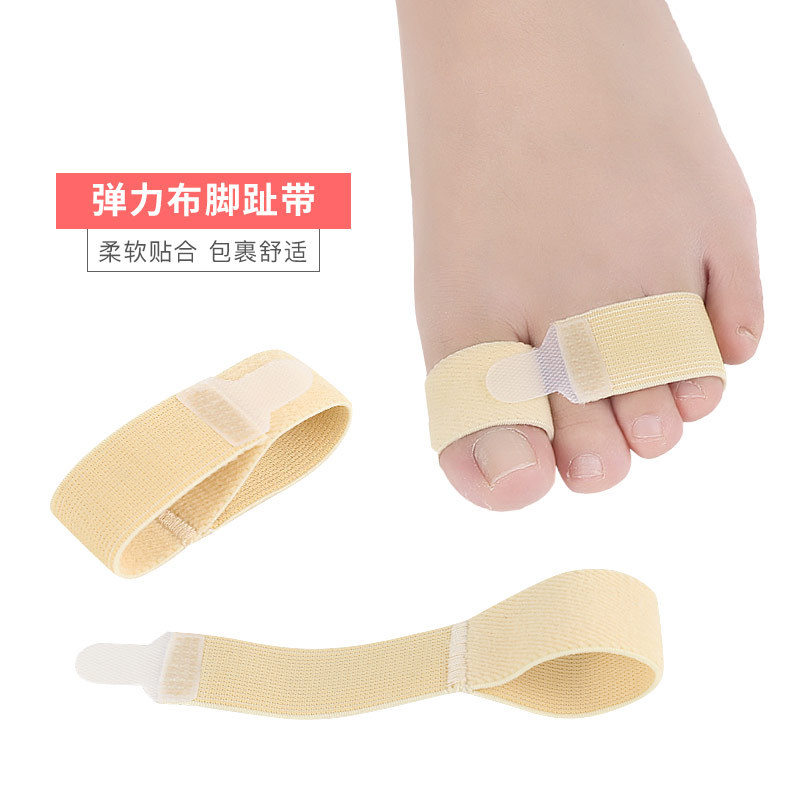 Elastic toe with finger toe-toe instrumental day and night with bandage overlapping thumbs up for men and women stretch to wear shoes
