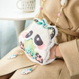 Милая барсетка, сумка для телефона, сумка с петлей на руку, с вышивкой