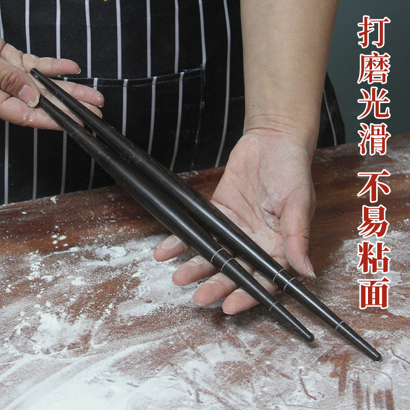 Purple Light Sandalwood Belly Rolling Stick Water Dumplings Purple Sandalwood Red Wood Rolling Stick Home of Heinewood Solid Wood Two Ends Spirited