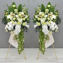 Opening flower basket artificial flowers artificial flowers housewarming celebration welcome decoration ornaments shopping mall shop window display floor-standing flowers