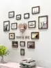 Heart-shaped photo wall decoration free hole decoration love photo frame wall Bedroom wall hanging wall combination background wall creativity