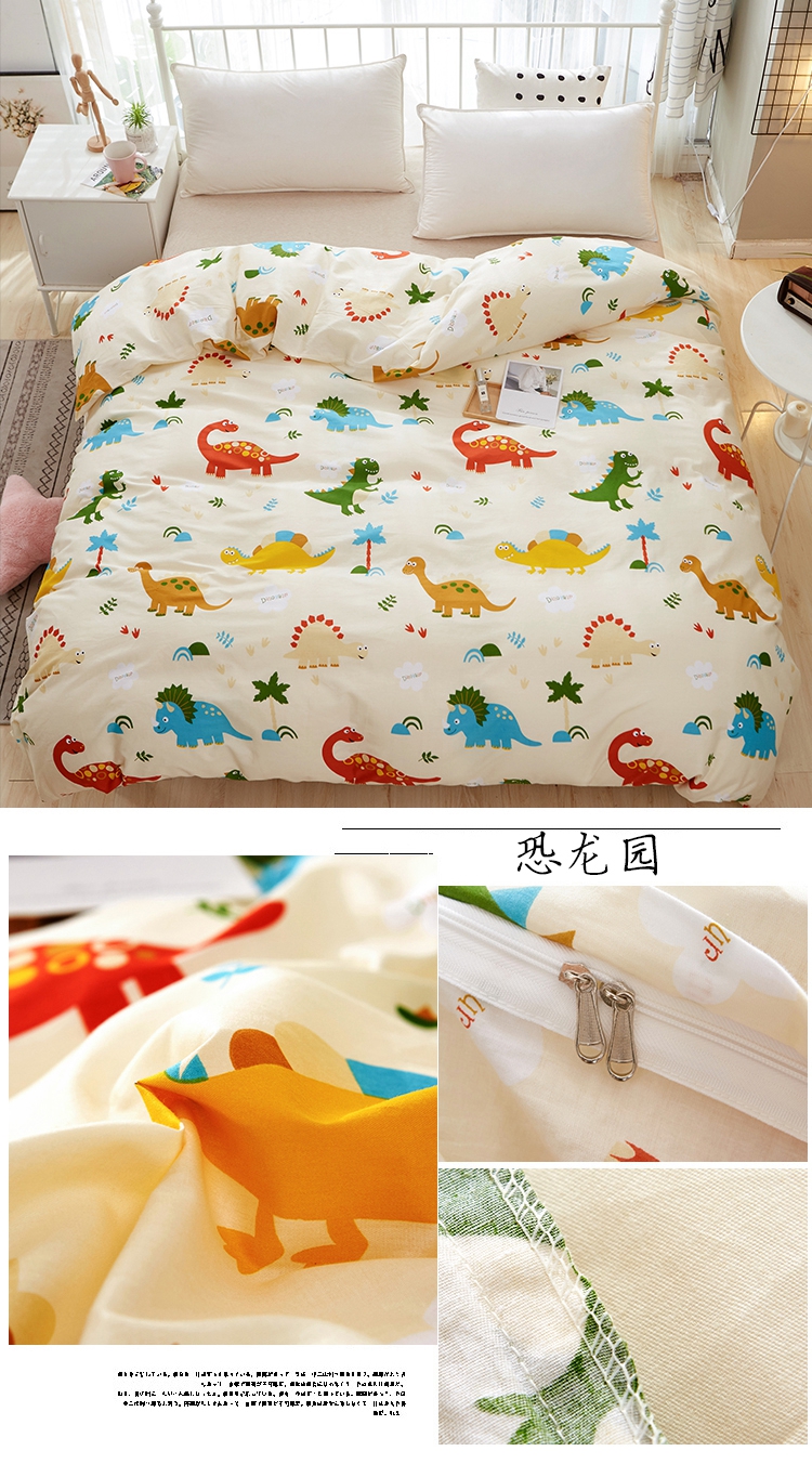 Chăn bông đơn mảnh Phim hoạt hình học sinh trẻ em đơn lớp mẫu giáo chăn bông 1,2m 1,5 đôi 2,0 mét - Quilt Covers mền tuyết