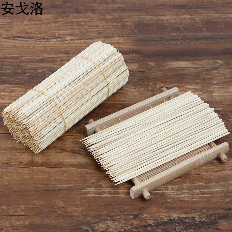 Barbecue Bamboo Sign 15cm * 2 0mm Sauce Fragrant Cake Chicken Wicker Roast Sausage Hot Dog Stink Tofu Strings of Bamboo Sticks One-off Sign