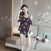 Yi Meishan áo tắm nữ ba mảnh phù hợp với Hàn Quốc mùa xuân nóng nhỏ nước hoa ngực nhỏ thu thập áo tắm mỏng màu đen bảo thủ - Bộ đồ bơi hai mảnh áo tắm 2 mảnh Bộ đồ bơi hai mảnh