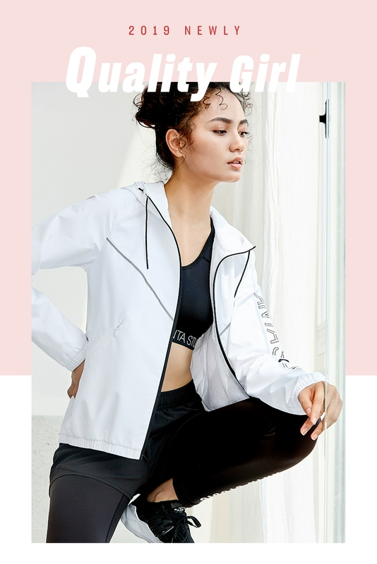 Áo khoác nữ Anta 2019 xuân mới trùm đầu áo khoác cardigan đơn áo khoác thể thao giản dị nữ 96917610 - Áo khoác thể thao / áo khoác áo khoác lining nữ