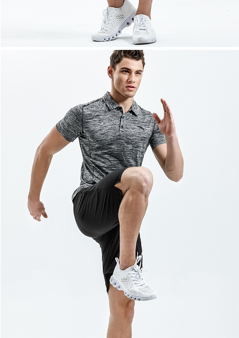Anta nam 2018 mùa hè mới thể thao polo áo sơ mi đan ngắn t- shirt thể thao giản dị áo sơ mi 95827140 áo polo form rộng