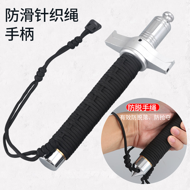 Umbrella rope telescopic stick blocking knife mechanical throwing stick vehicle self-defense self-defense weapon supplies fight three-section throwing roller whipping stick
