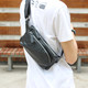 European and American new men's chest bag Korean style trendy leather personality casual shoulder crossbody bag multi-functional waist bag small backpack