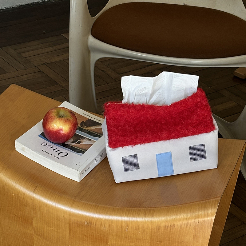 Niceone Original Design Small House Tissue Bag Soft Fabric Thickeneded Stereo Tissue Box Creative Tissue Bag Niceone Original Design Small House Tissue Bag Soft Fabric Thickeneded Stereo Tissue Box Creative Tissue Bag