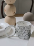 Niceone Nordic ins ins wind nice cup cup black и отбеливающие чернила керамическая кофейная кофейная чашка чашка круглой ручки дизайн
